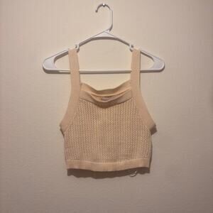 Brand new cream cropped